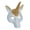 White, variant on Half Face Unicorn Mask,Realistic Unicorn Head Mask,Spoof Animal Costume for Halloween Christmas Role-Play Party