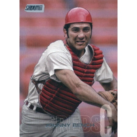 Johnny Bench Memorabilia - 2018 Topps Stadium Club #29 Johnny Bench Cincinnati Reds Baseball Card - *GOTBASEBALLCARDS