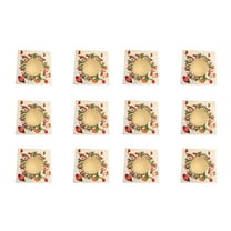 Christmas Snack Gift Box, 15x15x8cm Food-Grade Cardboard Baking Packaging, 4 Styles Holiday Cake & Cookie Box with Display Window, Set of 1 6 12