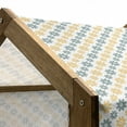 thumbnail image 5 of Garden Pet House, Lively Wildflowers Daisies Retro Fashion Spring Nature Print, Outdoor & Indoor Portable Dog Kennel with Pillow and Cover, 5 Sizes, Almond Green Mustard, by Ambesonne, 5 of 5