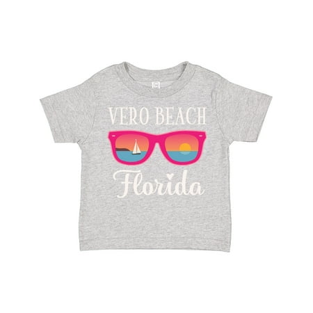 

Inktastic Vero Beach Florida Vacation Trip Gift Toddler Toddler Girl T-Shirt