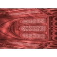 thumbnail image 1 of Ahgly Company Machine Washable Indoor Rectangle Transitional Orange Area Rugs, 2' x 5', 1 of 7