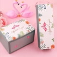 thumbnail image 3 of Paquete de 6 bolsas de mano con flamencos, cajas de dulces para , compromiso , , baby shower, de y do Soledad Flamingo Cajas para regalos de boda, 3 of 10