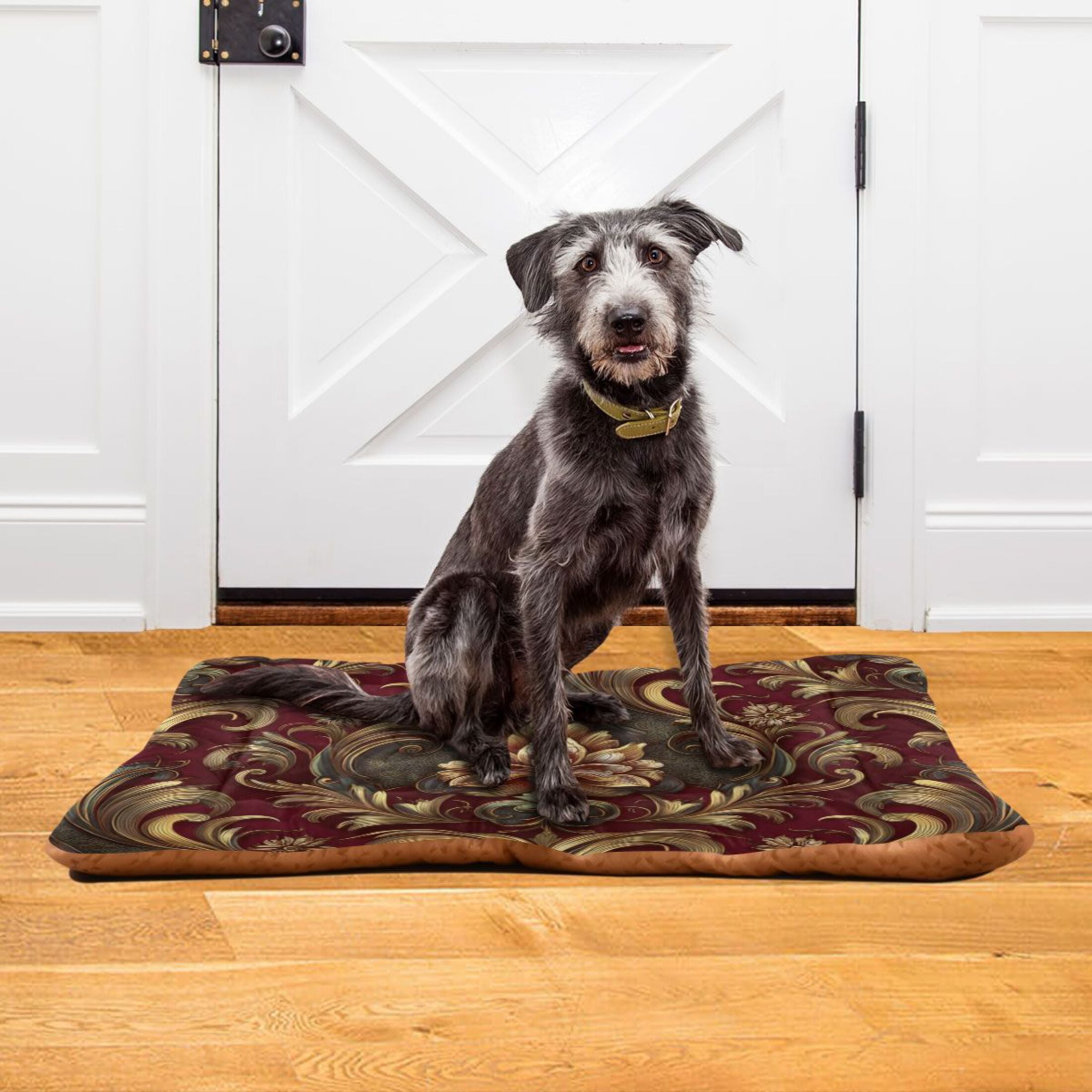 Cozy Mat Pet Bed Indoor Outdoor Warm Soft For Cat Dog Puppy(S/M) Luxurious Of Baroque