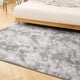 thumbnail image 1 of Alfombra de pelo largo con efecto tie dye, alfombra gruesa y encriptada con degradado para sala de estar, dormitorio, cabecera, alfombra para cabecera, 1 of 5