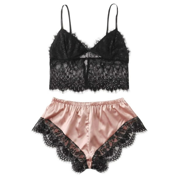 Gibobby Cat Lingerie Women's Sexy Soft Lace Lingerie Set See Through ...