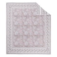 thumbnail image 4 of Levtex Home Adare Blush Quilted Throw - (50x60in.) - Floral - Blush White - Reversible - Cotton, 4 of 4