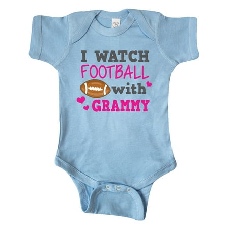 

Inktastic I Watch Football with My Grammy Gift Baby Girl Bodysuit