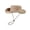 Khaki, variant on Bpyeka Men's Mountain Embroidery Wide Brim Boonie Hat, Foldable Windproof Sun Hat Adjustable Chin Strap Outdoor Hiking Fishing Bucket Cap Free Size