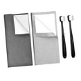 thumbnail image 4 of Kit limpiador de joyas de plata con 2 cepillos ligeros de doble cara multifuncionales para cadenas de oro, platino, relojes y diamantes., 4 of 8