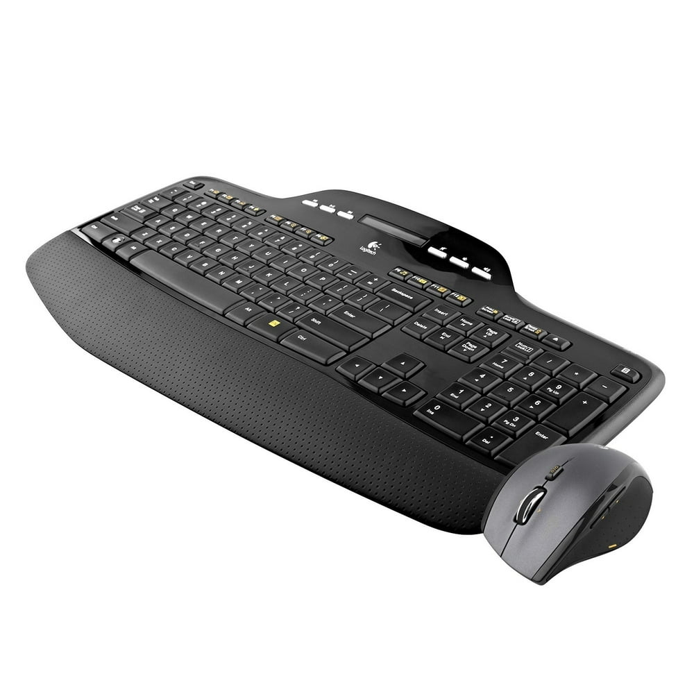 Logitech MK710 Wireless Keyboard and Mouse (Black) Certified (Certified