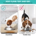 thumbnail image 4 of Boho Retro Floral Pet Feeding Mat-Abstract Art Absorbent Pet Placemat for Food and Water Bowl, with Waterproof Rubber Backing, Quick Dry Water Dispenser Mat for Dog and Cat (16"x24"), 4 of 7