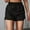 Black, variant on Lolmot Cargo Shorts for Women Y2K Sexy Elastic High Waist Side Drawstring Shorts Summer Solid Color Temperament Cargo Pants Trendy Clothing