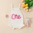 thumbnail image 2 of RUTAYY Girls Jumpsuit Bodysuits Soft Romper Casual Outfit Outfit First Birthday Outfit Fun & Vibrant Designs, White, 3-6 Months, 2 of 5
