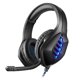 thumbnail image 1 of Auriculares para juegos de 3,5 mm, consola de juegos para computadora, auriculares estéreo para montaje en la cabeza con micrófono y luz LED Advancent EL5127-02B, 1 of 2