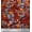 Brick Red, variant on Soimoi Red Cotton Voile Fabric Leaves & Floral Stripe Fabric Prints By Yard 42 Inch Wide