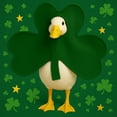 thumbnail image 6 of St Patricks Day Porch Goose Outfit Irish Clover Goose Costume for 23" High Cement or Plastic Geese Costume for Yard Lawn Outdoor Garden Patio Statue Leprechaun Shamrock Dress Holiday Decor, 6 of 6