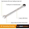 thumbnail image 2 of Combination Ratcheting Wrench, 90-Tooth, 12-Point, 15/16 In. - 86952, 2 of 7