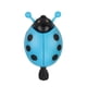 thumbnail image 4 of Soidarity Campana de bicicleta de plástico de dibujos animados bicicleta anillo alarmante forma de insecto manillar campana pequeña, azul Azul 5Conjunto, 4 of 6