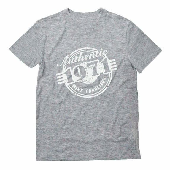 Tstars Mens 50th Birthday Gift Birthday Gift for 50 Year Old Shirt 1971 Mint Condition Graphic Tee Birthday Party Birthday Shirts for Men T Shirt