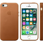 Apple MNYW2ZM/A SE Leather Case for iPhone 5 & 5S - Saddle Brown