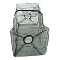 thumbnail image 2 of KUNyu Foldable Fish Crawdad Minnow Fishing Bait Trap Cast Dip Net Cage Shrimp Basket, 2 of 7