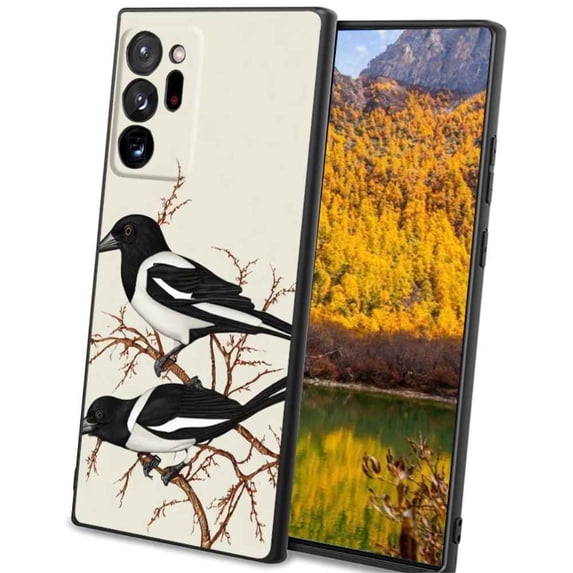 Compatible with Samsung Galaxy Note 20 Ultra 5G Phone Case, Magpie-6 Case Silicone Protective for Teen Girl Boy Case for Samsung Galaxy Note 20 Ultra 5G