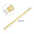 thumbnail image 2 of Uxcell 8" x 0.27" Yellow Clear Mini Hot Glue Gun Sticks for Glue Gun 20 Pack, 2 of 5
