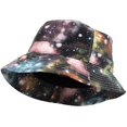 thumbnail image 2 of Galaxy Bucket Hat Fashion Space Print Summer Cap, 2 of 6