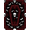 Black Red White, Pattern 1, variant on ODIKA Bat Damask Coffin Gothic Decorations Cross Skull Halloween Horror Refined Foldable Easy Care for Queen Size Bedroom, Under Bed, Master