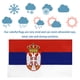 thumbnail image 2 of 3x5ft Bandera de Serbia Poliéster Impreso Flying Hanging Banners Republika Bunting Tmvgtek Otros artículos deportivos, 2 of 9