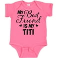 thumbnail image 3 of Inktastic My Best Friend is My Titi with Hearts Boys or Girls Baby Bodysuit, 3 of 5