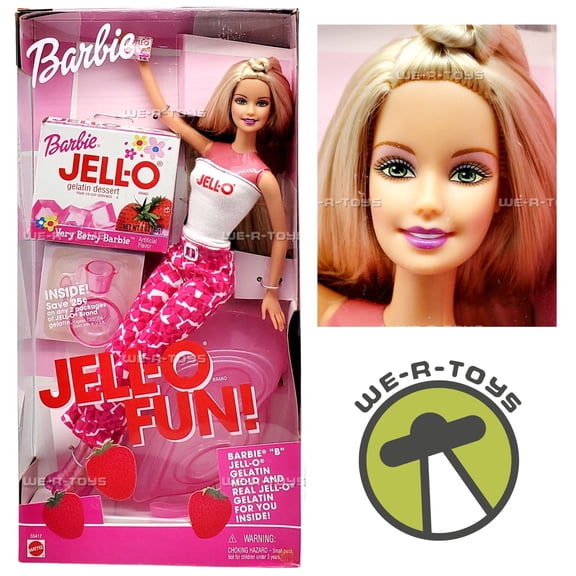 Jell-O Fun Barbie Doll 2001 Mattel 55417