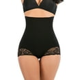 thumbnail image 3 of Women's High Waist Tummy Booty Butt Lifter Panties Body Shaper Control Slim, Black, S, 3 of 7
