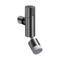 thumbnail image 4 of Bgsha Sink Faucet Stainless Steel Tap Wall Mounted Water Faucet Rotation Wash Basin Mop Pool Single Cold Tap Attachment Outdoor Home Kitchen Bathroom, 4 of 7