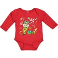 thumbnail image 3 of Inktastic Holiday Nutcracker and Candy for Christmas Boys or Girls Long Sleeve Baby Bodysuit, 3 of 5
