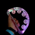 thumbnail image 1 of Pandereta musical Jadeshay con luces LED intermitentes Instrumento de percusión manual, 1 of 9