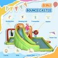thumbnail image 4 of Outsunny 8-in-1 Inflatable Water Slide, Kids Castle Bounce House, 4 of 9