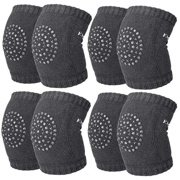 Children'S Knee Pads Solid Color Breathable Sports Anti- Crawling Toddler Anti-Fall Knee Pads (Solid Color 4 Pairs Pack)