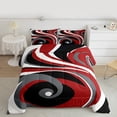 thumbnail image 2 of Feelyou Vintage Geometric Bedding Comforter Set for Adult, Chic Abstract Twin Comforter Sets, Minimalst Mid Century Reversible Bedding Set, Ultra Soft Home Decor, 2pcs, 2 of 8