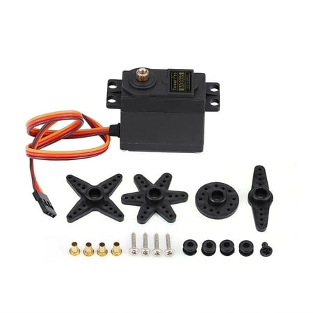 - TOPINCN 15kg 4.8-6.0V High Torque Metal Gear Digital Servo For 1/10 1/8 RC Car Truck Crawler, RC Car Servo, Digital Servo