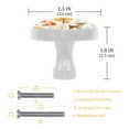 thumbnail image 3 of 4 Pcs Owl Knobs for Kitchen Cabinet Cupboard Dresser Bookcase Drawer Pulls Handles Round Home Decor, 3 of 5