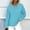 Sky Blue, variant on Womens Long Sleeve V Neck Sweaters，soft Basic Pullover Jumper Top， Fall Casual Classic blouses