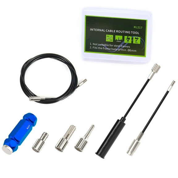 UEETEK 1Set Bike Repair Tool Blue Magnetic Internal Cable Routing for Carbon Fiber Frames
