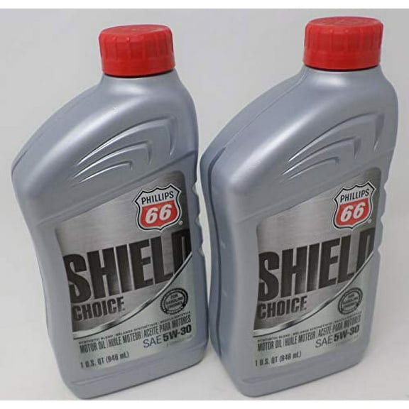Phillips 66 5W30 Shield Choice Oil Quart 1081455 (Pack of 2)