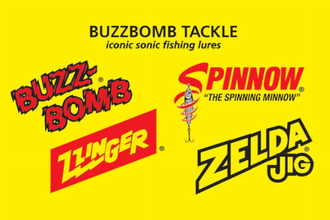 (2 pack) Buzz Bomb BB2.5-YR Buzz Bomb Yellow/Red Salmon Jig 2.5"