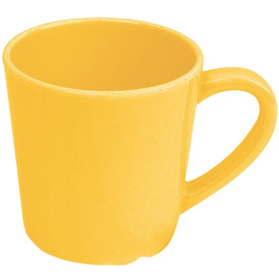 7.5OZ Ceramic Music Note Coffee Tea Mug Milk Yellow Guitar Cup Gift 