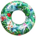 thumbnail image 1 of LAICAIW Inflatable Pool Floats Tube, 45inch Swimming Ring for Adults, Safety Pool Inner Swim Tubes, Painted Forest Floating Raft for Summer Beach Water Float Sport Party Vacation Toy Gift Props Green, 1 of 7