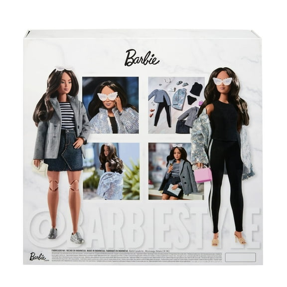 Barbie Fashion Pack Poseable Dolls with Jacket, 3.85 lb