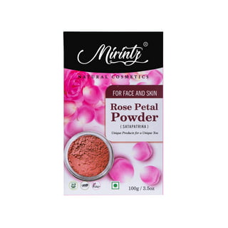 SVATV Rose Petal Powder for Skin Lightening & Blemishes, Hair & Facial Mask Scrub, Face or Hair Skin Brightening Hydrating Skin Tone Pore Minimizer